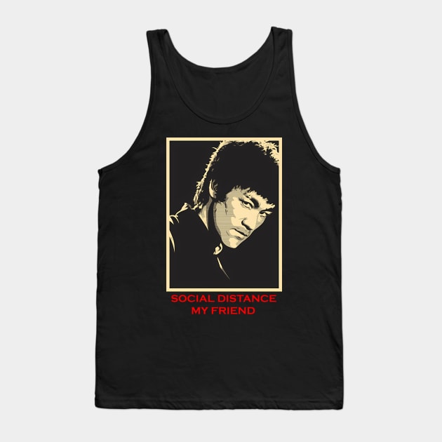 Vintage Bruce Movie Jeet Kune Do Be Water Lee Tank Top by Garmentcrooks